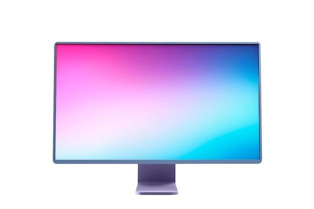 Pantalla de televisión moderna aislada