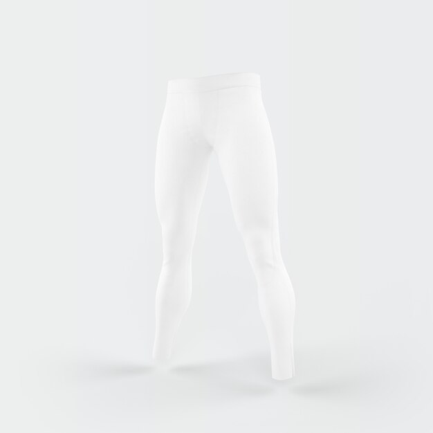 pantalones blancos flotando en blanco