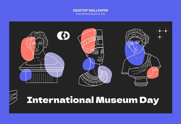 Papel de pared de escritorio para el Día Internacional de los Museos