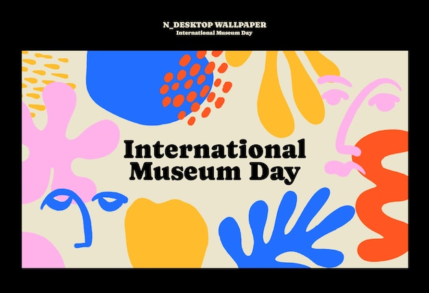 Papel de pared de escritorio para el Día Internacional de los Museos