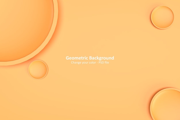 Papel tapiz de fondo colorido con formas geométricas 3d mínimas