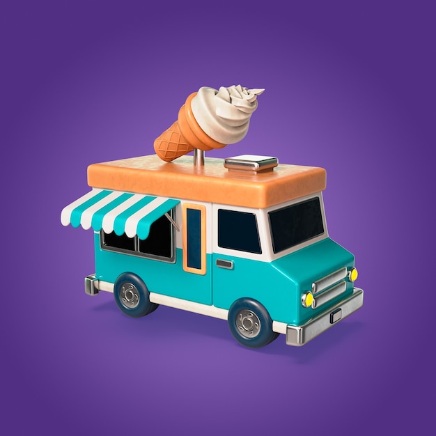 El paquete de iconos de camiones 3D