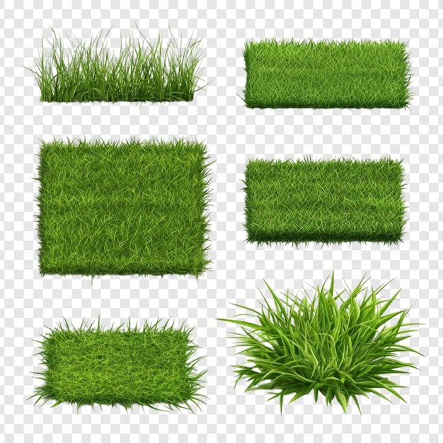 Parches de hierba verde y texturas de alta resolución de Tufts para proyectos de diseño
