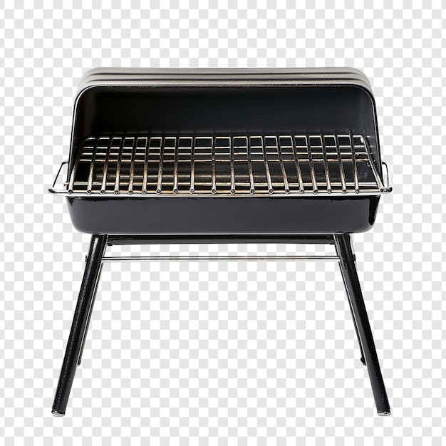 Parrilla portátil negra para cocinar al aire libre
