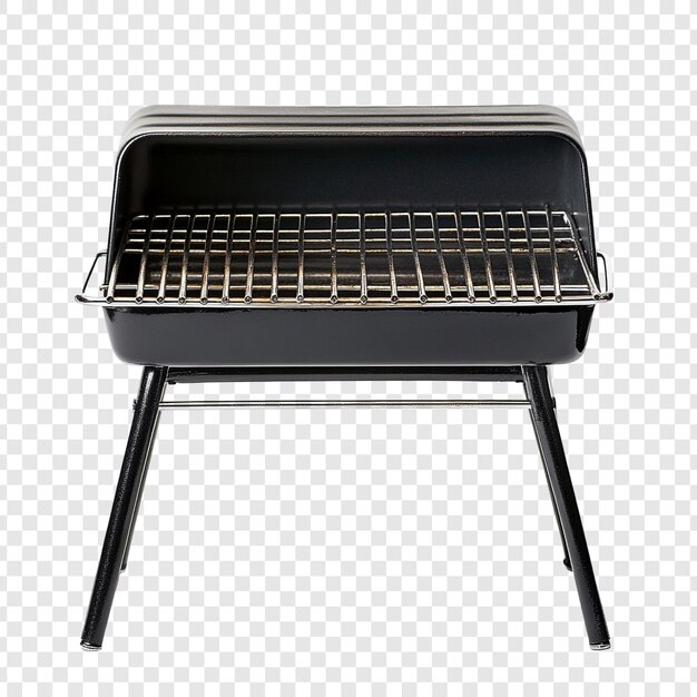Parrilla portátil negra para cocinar al aire libre