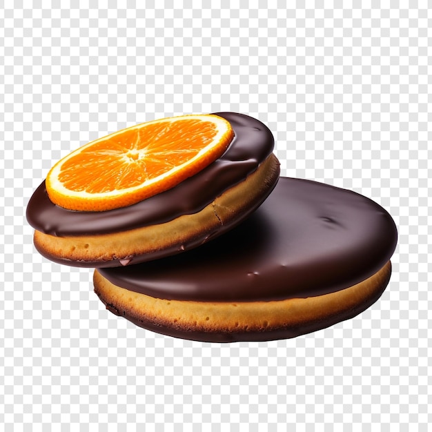 PSD gratuito pasteles de jaffa un tipo de galleta o galleta aislada sobre fondo transparente