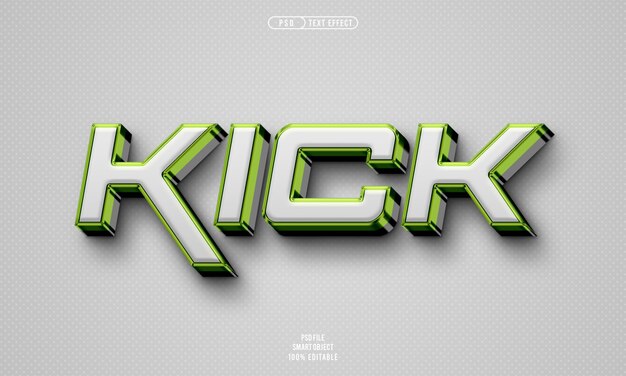 Patear efecto de texto editable en 3D