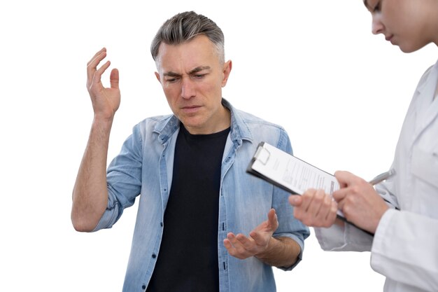 Patiënt routine medische controle