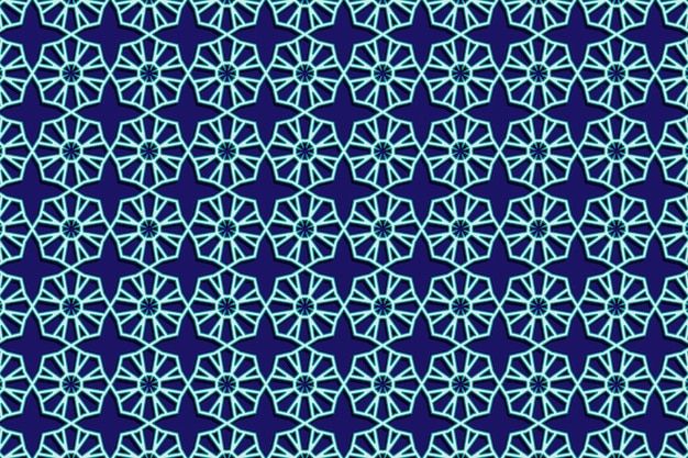Patrón árabe fondo ornamento islámico geométrico forma 3d textura árabe
