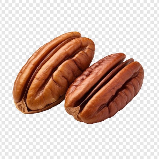 Pecan geïsoleerd op doorzichtige achtergrond