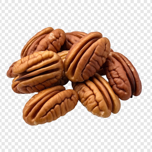 Pecan geïsoleerd op doorzichtige achtergrond