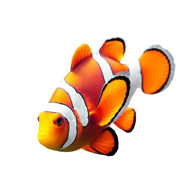 Peces que nadan aislados
