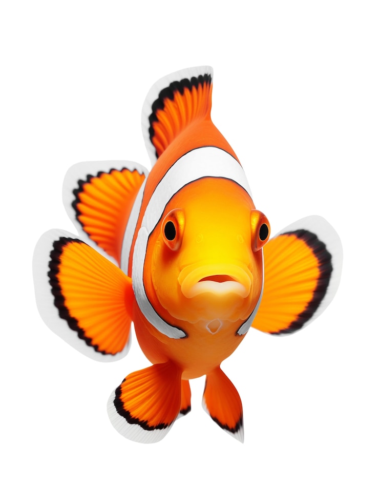 PSD gratuito peces que nadan aislados