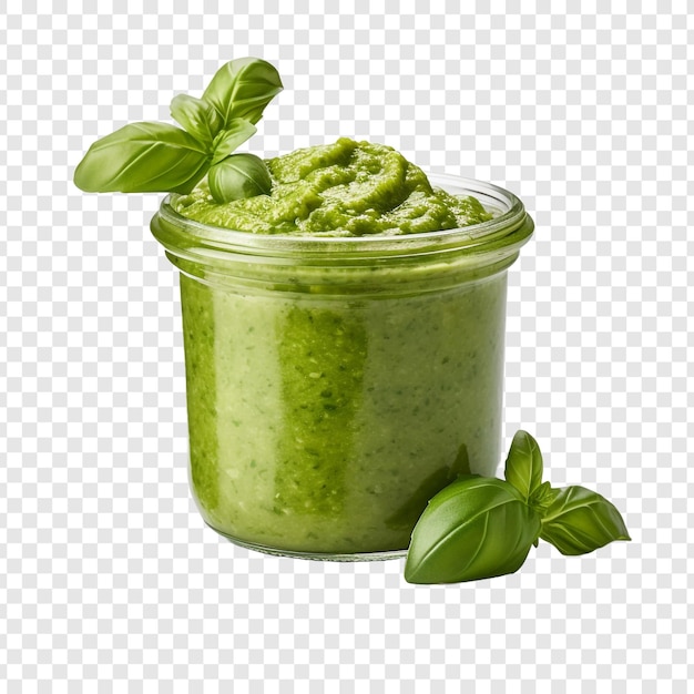 Pesto aislado sobre un fondo transparente