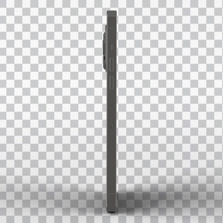 PSD Gratis phone 14 side view