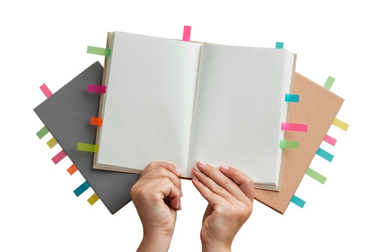 PSD gratuito pila de libros aislado