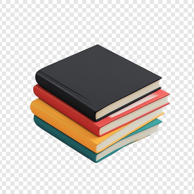 Una pila de libros coloridos listos para leer y aprender