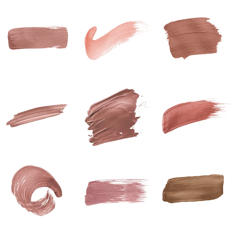 PSD Gratis pink brush stroke background collection