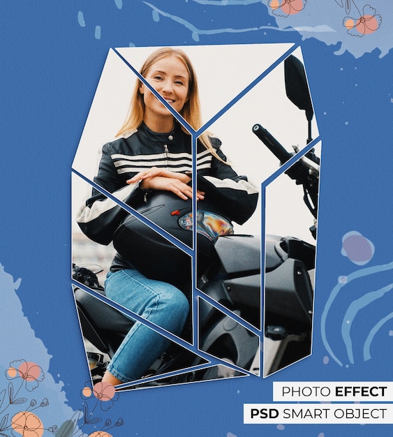 Gratis PSD plak fotolijst-effect