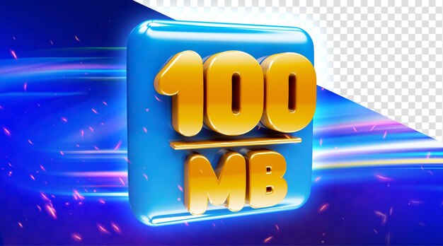 plan de velocidad de conexión a Internet números 3D