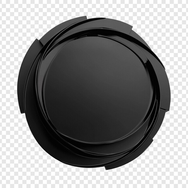 Planeta Negro Render Un modelo 3D de un cuerpo celeste oscuro con anillos