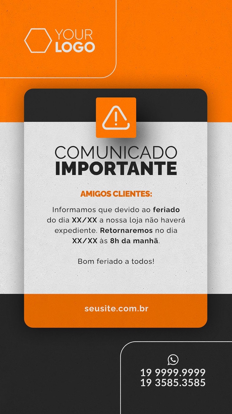 PSD gratuito plantilla de alimentación de redes sociales anuncio importante fondo naranja