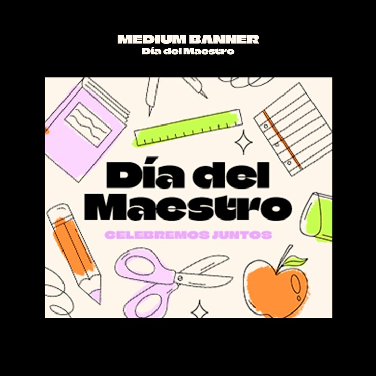 PSD gratuito plantilla de banner para la celebración del día del maestro