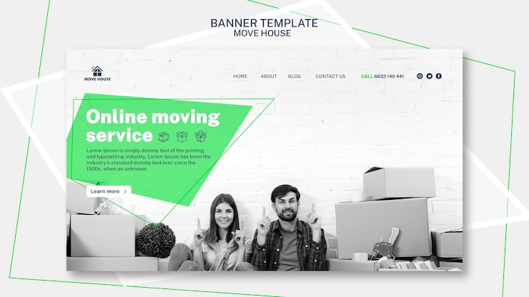 PSD gratuito plantilla de banner para diseño de servicio móvil