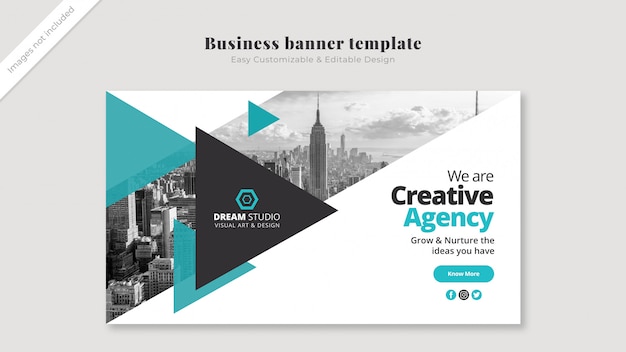Plantilla de banner de negocios
