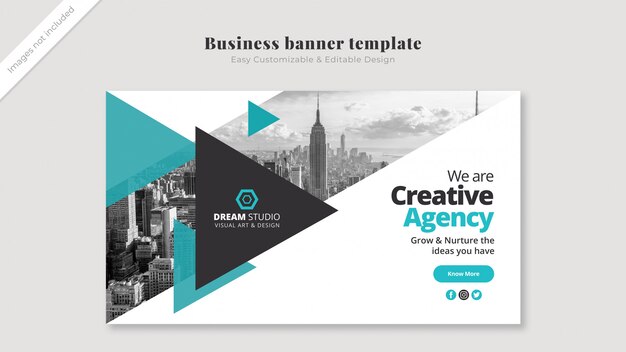Plantilla de banner de negocios