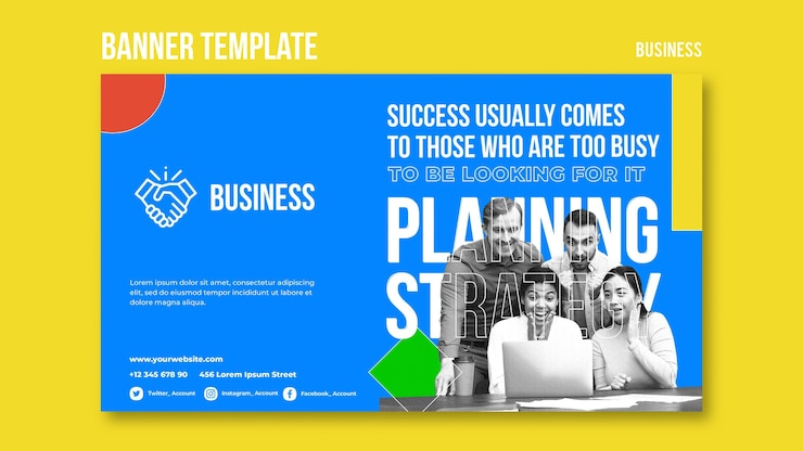 PSD gratuito plantilla de banner de negocios