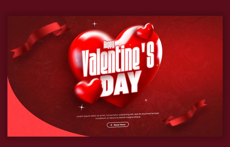 PSD gratuito plantilla de banner web para el día de san valentín y la súper venta