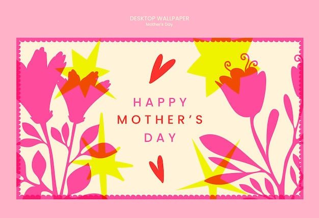 plantilla de celebración del día de la madre