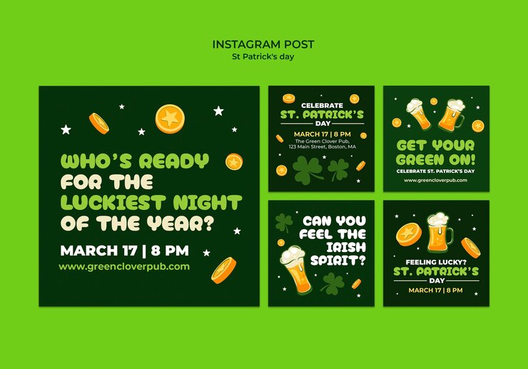 PSD gratuito plantilla de celebración del día de san patricio