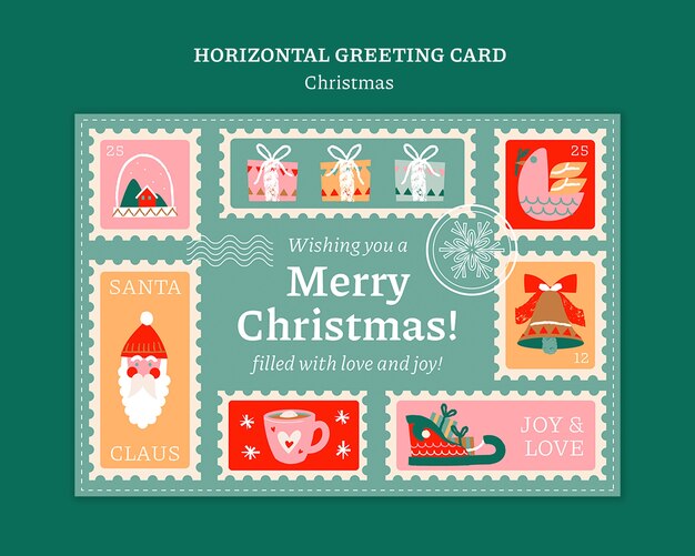 plantilla de celebración de Feliz Navidad
