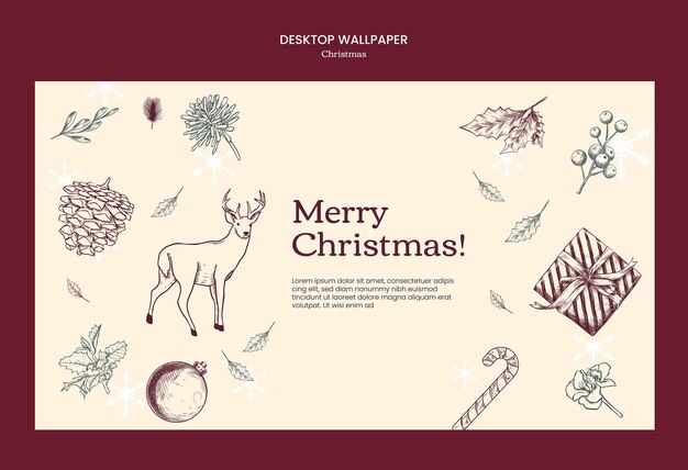 plantilla de celebración de Navidad