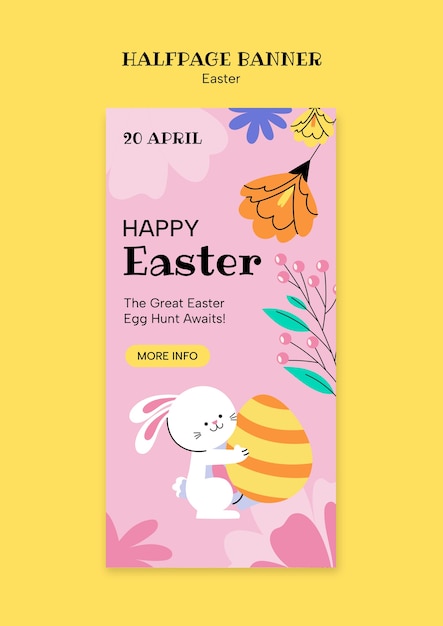 plantilla de celebración de la Pascua