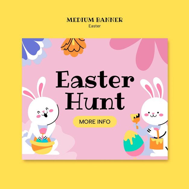 plantilla de celebración de la Pascua
