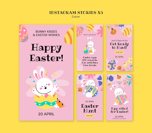 plantilla de celebración de la Pascua