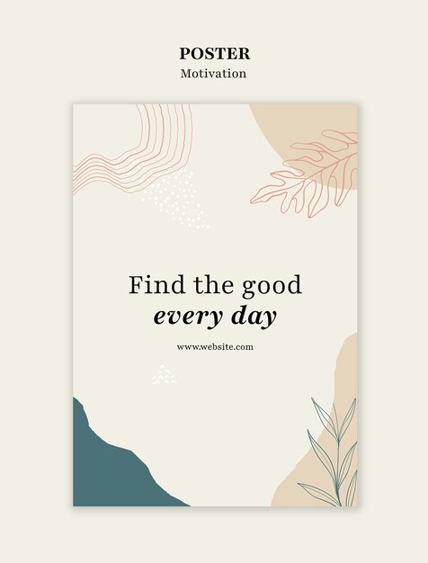 plantilla de citas motivacionales creativas
