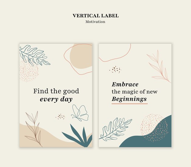 plantilla de citas motivacionales creativas