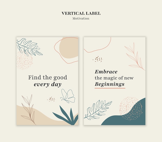 plantilla de citas motivacionales creativas