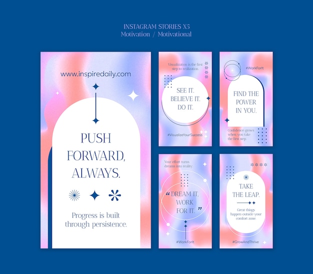 plantilla de citas motivacionales creativas