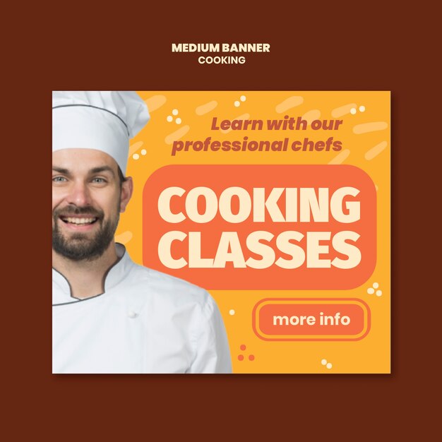 plantilla de cocina de comida sabrosa