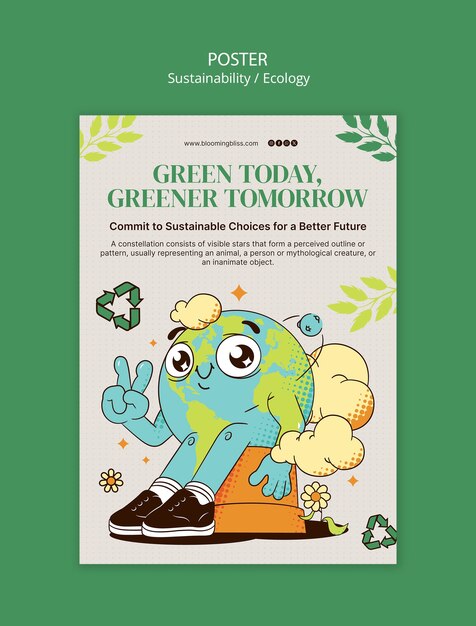 plantilla de concepto ecológico