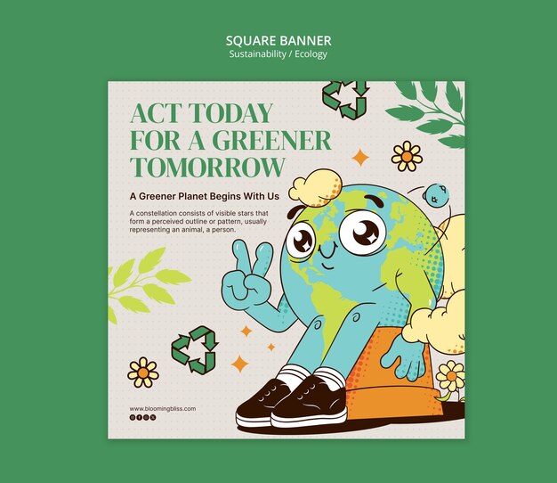 plantilla de concepto ecológico