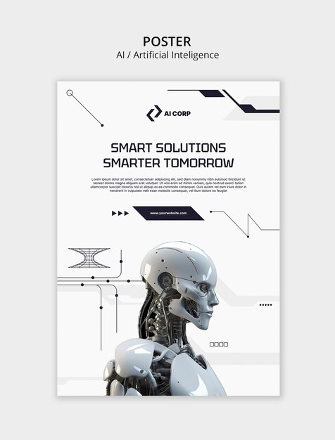 plantilla de concepto de inteligencia artificial