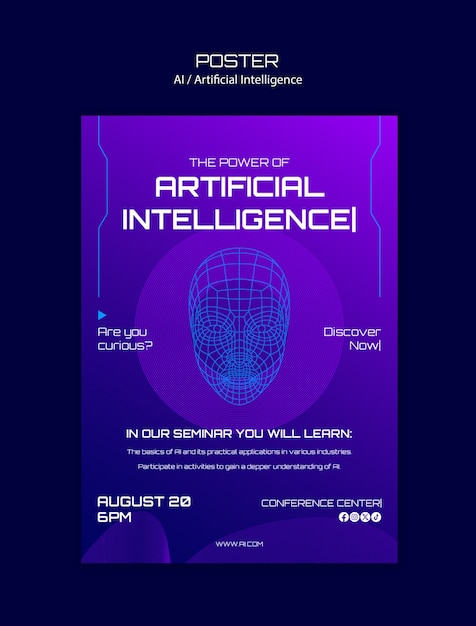 plantilla de concepto de inteligencia artificial
