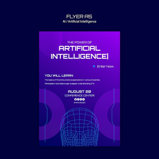 plantilla de concepto de inteligencia artificial