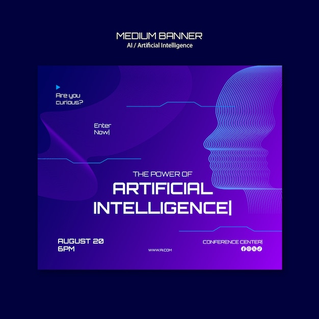 plantilla de concepto de inteligencia artificial